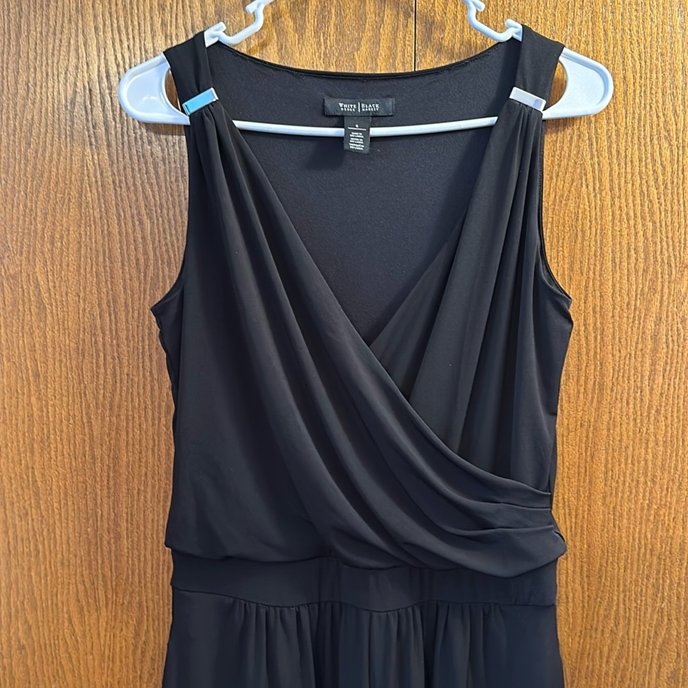 White House Black Market size 6 black jumpsuit.